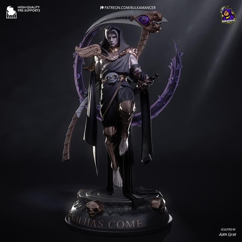 Bulkamancer打造的《泰坦之魂》3D打印模型——哈德斯与死神之形|Bulkamancer Sculpts – Thanatos – Hades – 3D Print Model STL