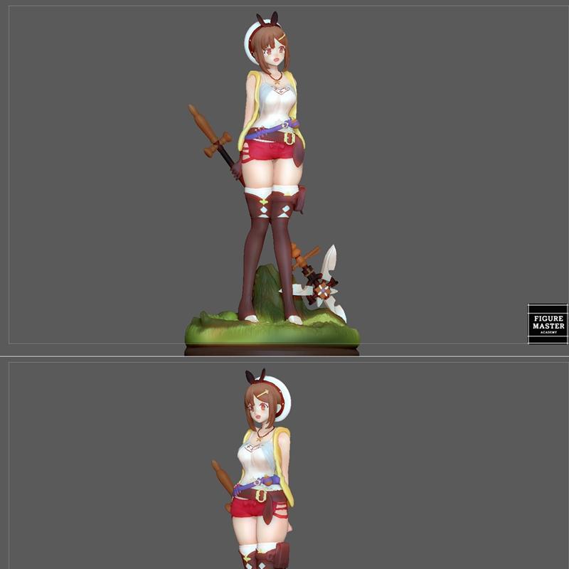 Ryza Atelier角色3D打印模型|Ryza Atelier Statues – 3D Print Model STL