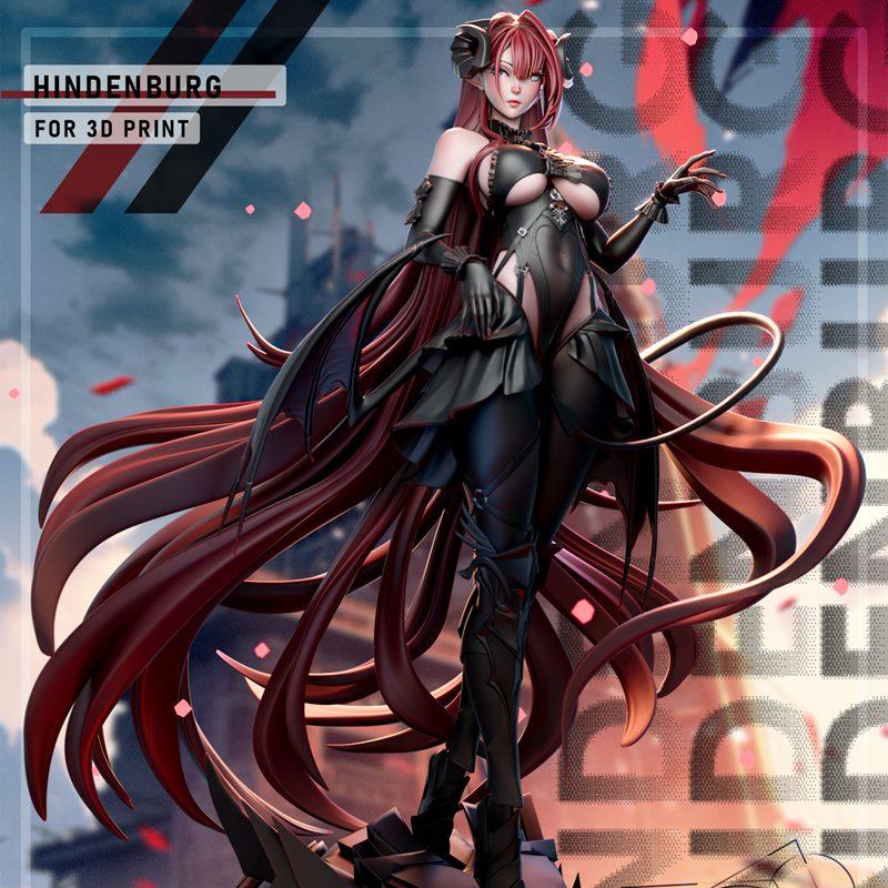 Azur Lane Hindenburg 3D打印模型套装|Hybris Studios – Azur Lane – Hindenburg Collector Package – 3D Print Model STL