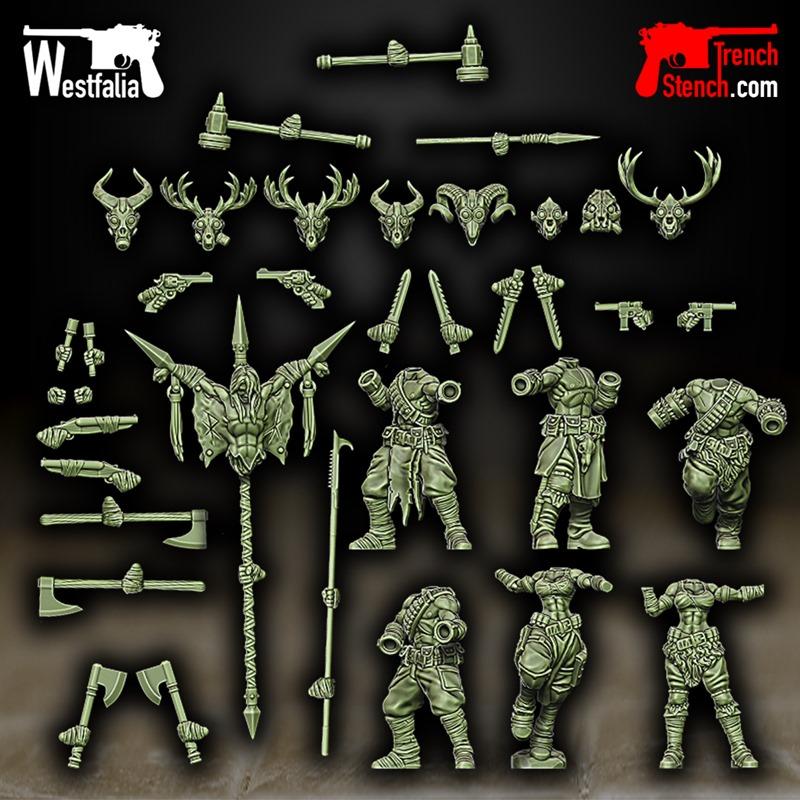 《北欧神话：伊格德拉西尔之子——被选中者 3D打印模型》|Trench Stench – Children of Yggdrasil – The Chosen – 3D Print Model STL