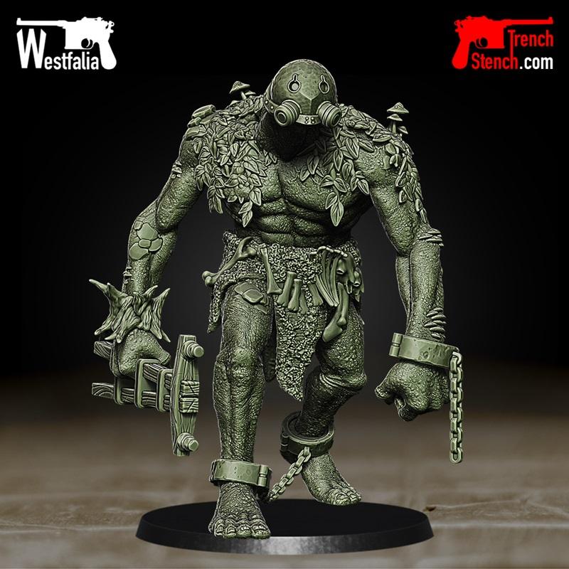 《北欧神话3D打印模型：伊格德拉西尔之子被俘巨人》|Trench Stench – Children of Yggdrasil – Captive Giant – 3D Print Model STL