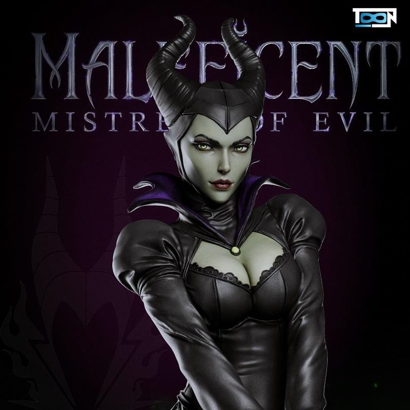 Toon Studios出品《睡美人》与《魔女宅急便》3D打印模型|Toon Studios – Sleeping Beauty – Maleficent – 3D Print Model STL