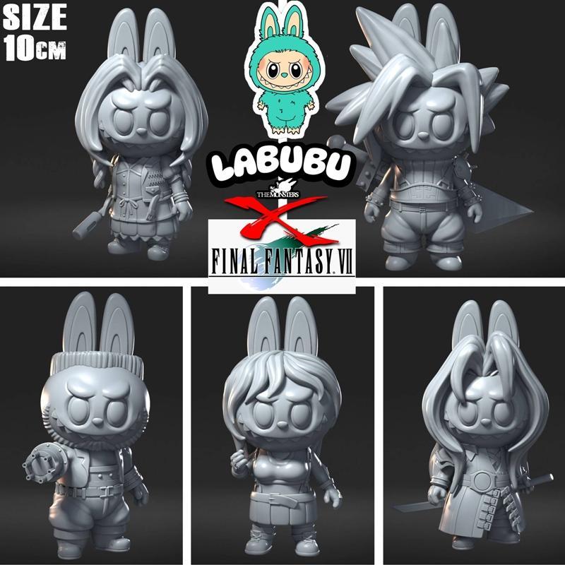 Labubu x FF 3D打印模型|RN Estudio – Labubu x FF – 3D Print Model STL