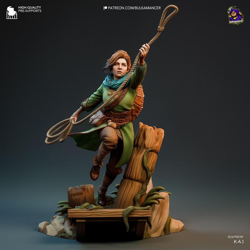 Bulkamancer雕塑作品——佐伊3D打印模型|Bulkamancer Sculpts – Zoe – Split Fiction – 3D Print Model STL