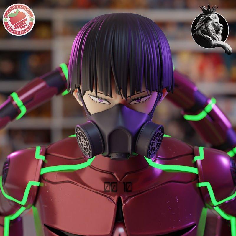 狮域工作室 - 凯ju8 - 时之子 3D打印模型|LionRealm Studio – Kaiju 8 – Soshiro Hoshina – 3D Print Model STL