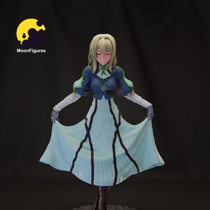 月之形——永恒花园——3D打印模型|Moon Figures – Violet Evergarden – 3D Print Model STL