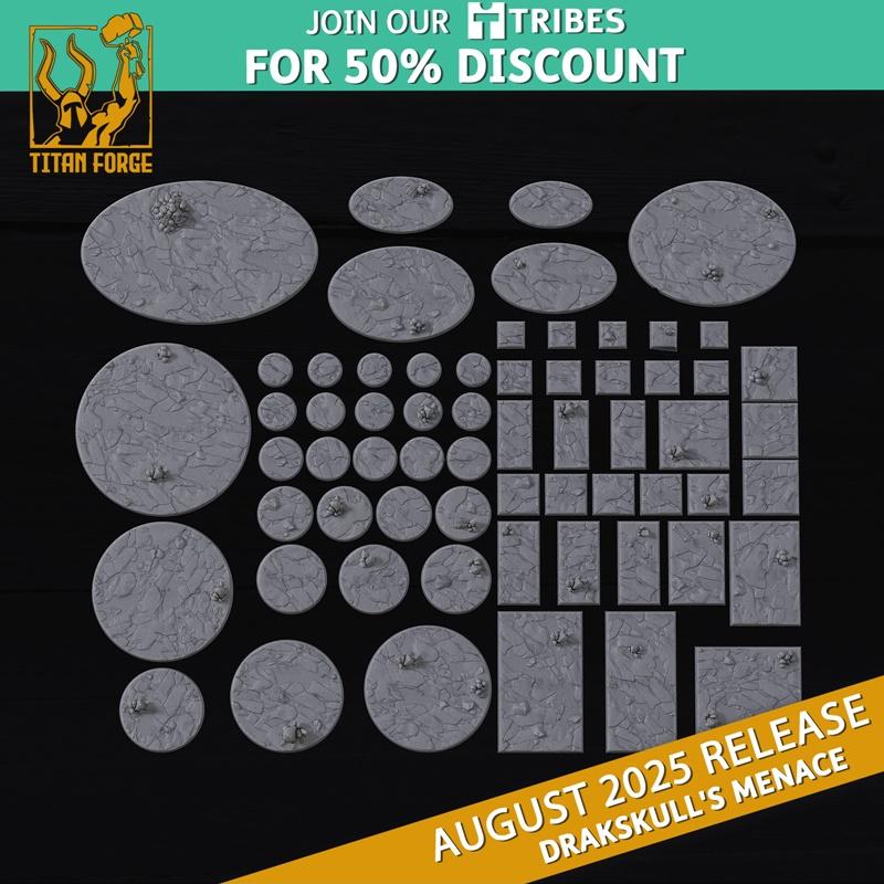 钛 Forge迷你模型—《德拉克 Skull之威胁》3D打印模型|Titan Forge Miniatures – Drakskull’s Menace August 2025 – 3D Print Model STL