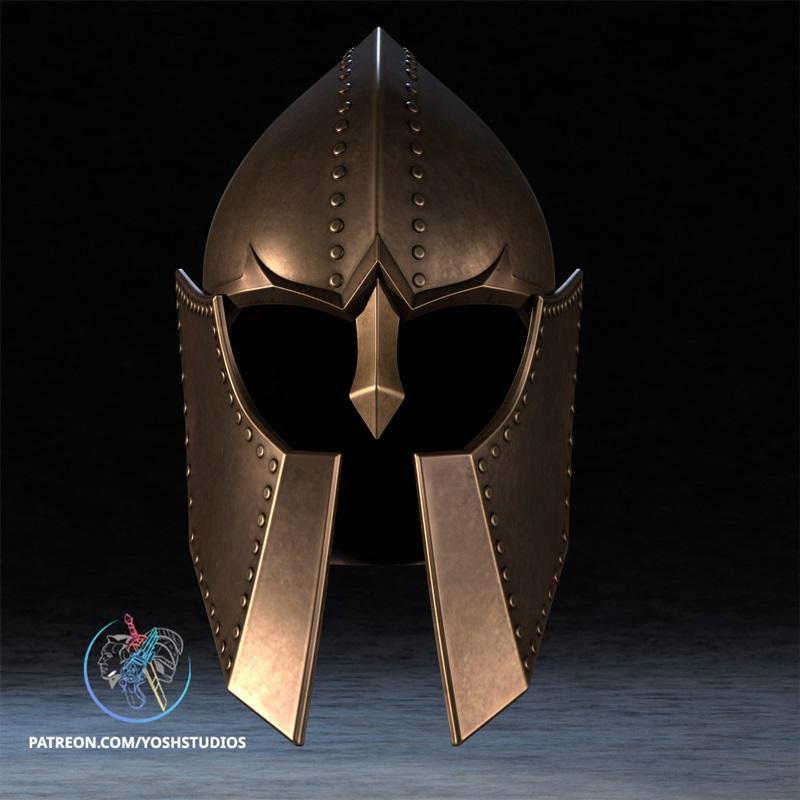 oblivion guard头盔 3D打印模型|Oblivion Guard Helmet – 3D Print Model STL