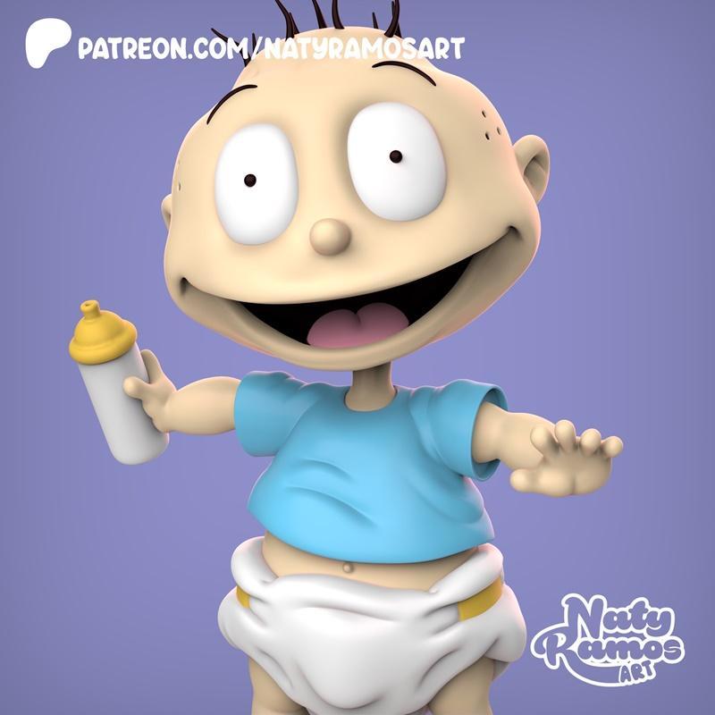 Tommy小黄人 3D打印模型|Tommy Rugrats – 3D Print Model STL