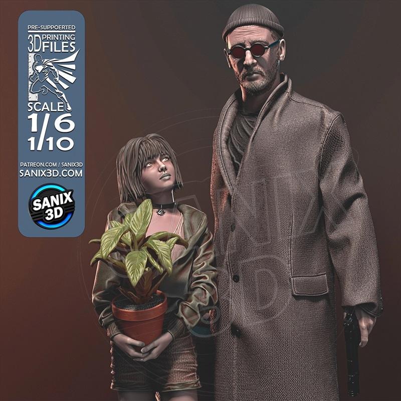 Sanix-莱昂-专业级3D打印模型|Sanix – Leon – The Professional – 3D Print Model STL