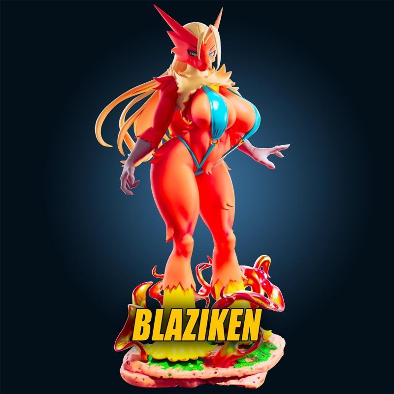 Blaziken 3D打印模型|Officer Rhu – Blaziken – 3D Print Model STL