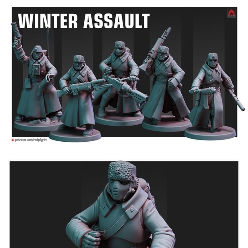 冬之进攻 3D打印模型|Winter Assault – 3D Print Model STL