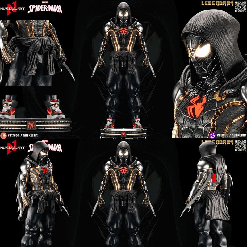 Nuskul艺术工作室 - 3D打印蜘蛛侠诺曼版模型|Nuskul Art – Spiderman Neo Venom Edition – 3D Print Model STL