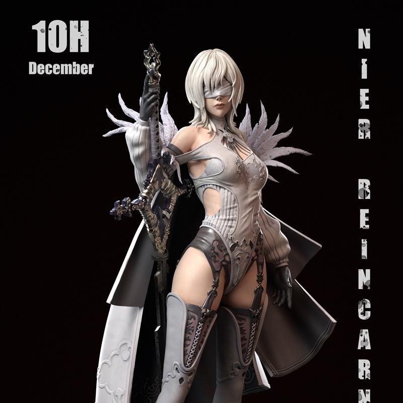 Nier 2B 3D打印模型|IL Paddyy – Nier – 2b – 3D Print Model STL