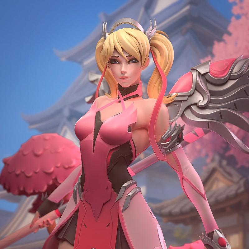 h3LL creator – Mercy – 3D Print Model STL