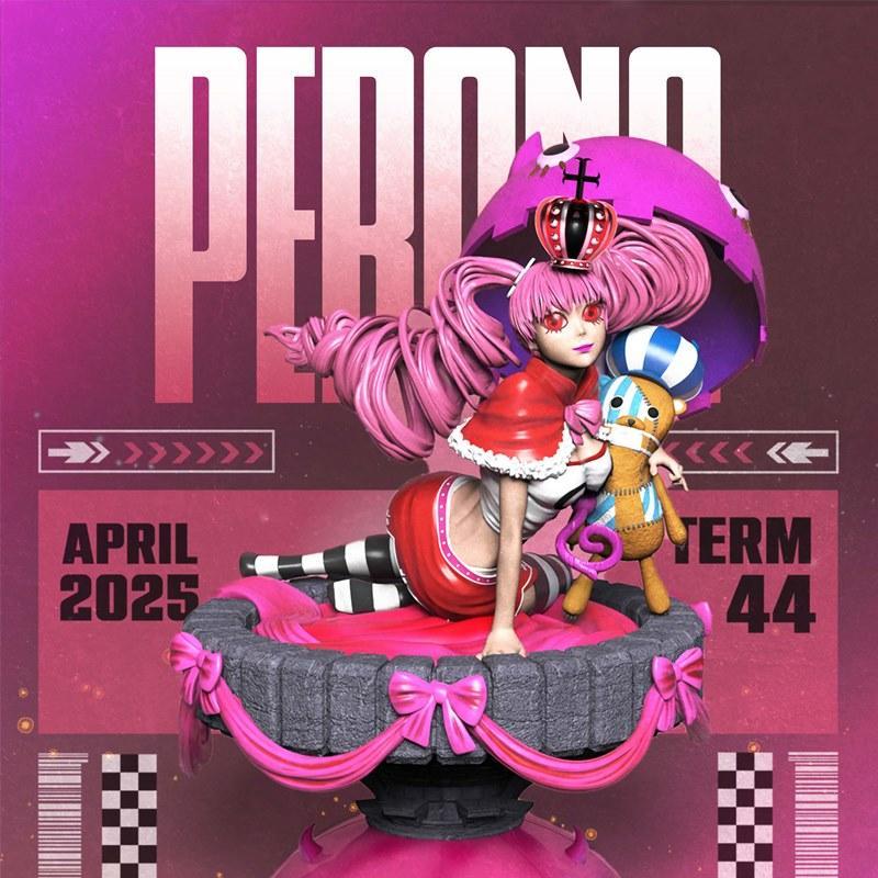 海贼王佩罗娜雕像3D打印模型|Sekai – Perona – One Piece Statue and Bust – 3D Print Model STL