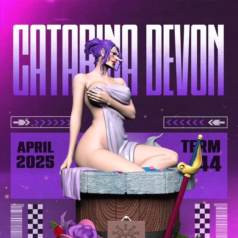 赛博世界·卡塔里娜·德文雕像及半身像·3D打印模型|Sekai – Catarina Devon Statue and Bust – 3D Print Model STL