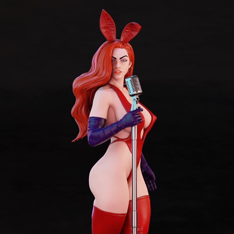 BrunoArt3D 3D打印模型：Jessica Rabbit兔形角色|BrunoArt3D – Jessica Rabbit bunny – 3D Print Model STL
