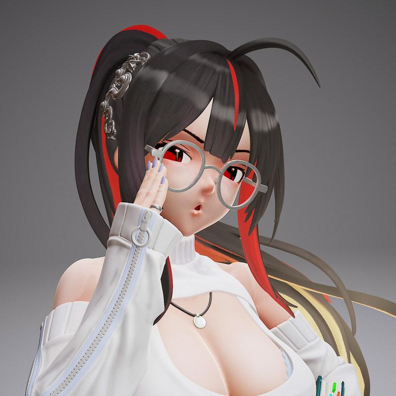 Rubim角色 Moran离勤女王 3D打印模型|Rubim Figure – Moran Off Duty Queen – 3D Print Model