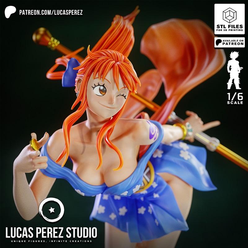 Lucas Perez Studio - Nami - 3D打印模型|Lucas Perez Studio – Nami – 3D Print Model STL