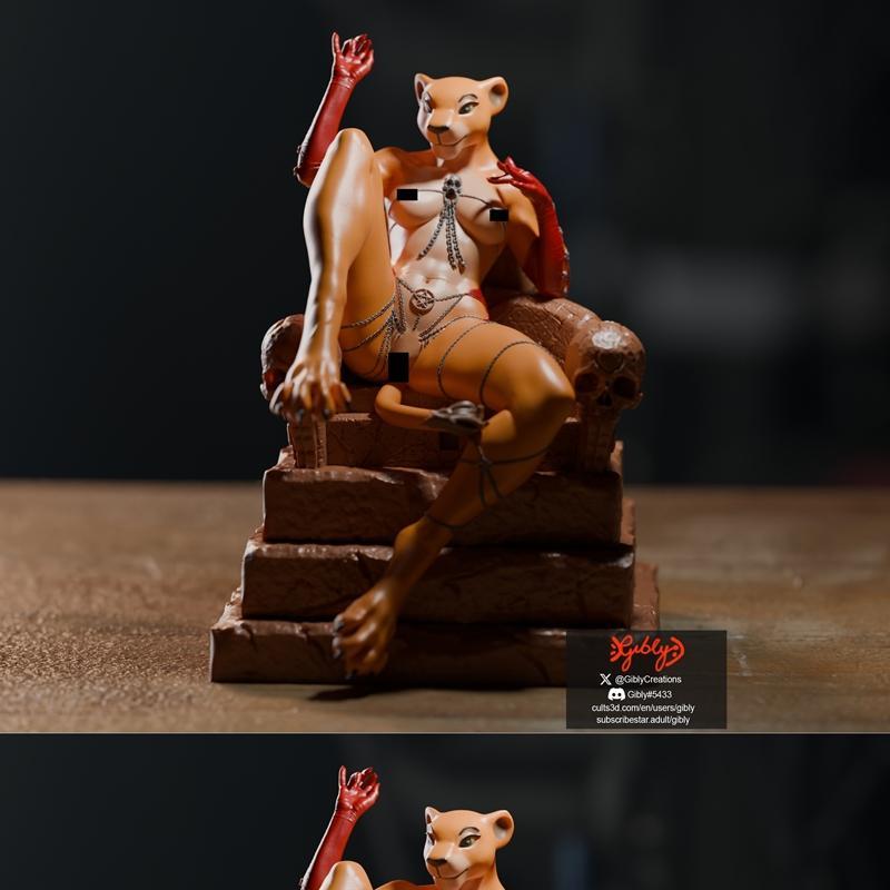 娜拉 3D打印模型|Queen Nala – 3D Print Model OBJ