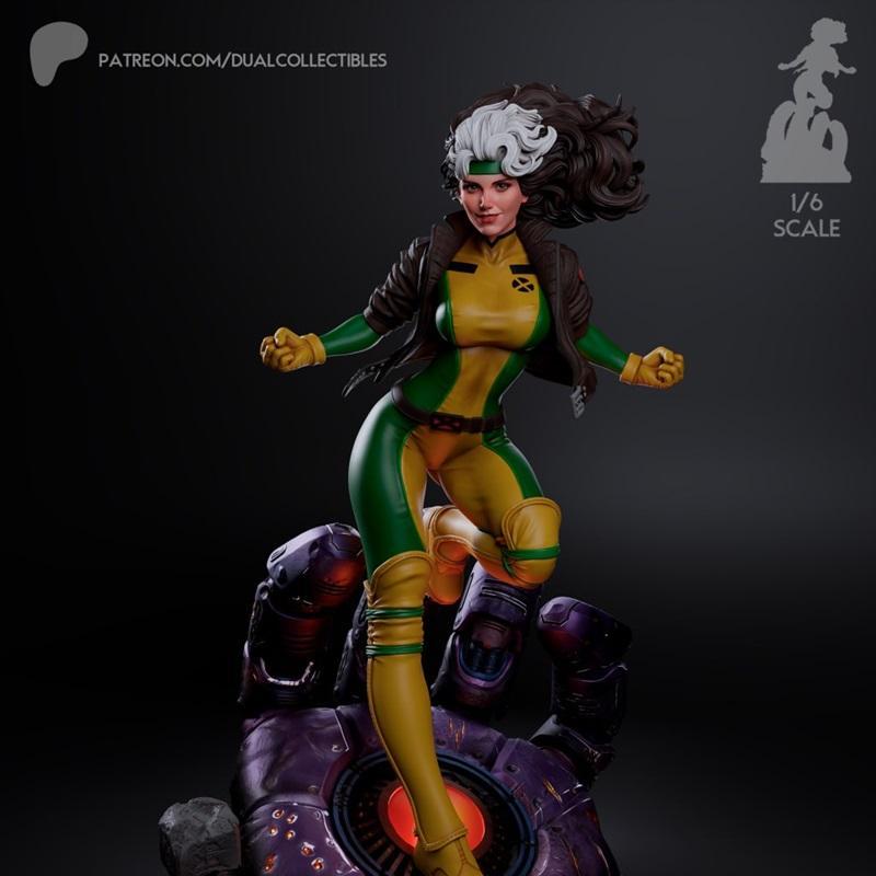 双拼收藏款 - 罗格 - 3D打印模型|Dual Collectibles – Rogue – 3D Print Model STL