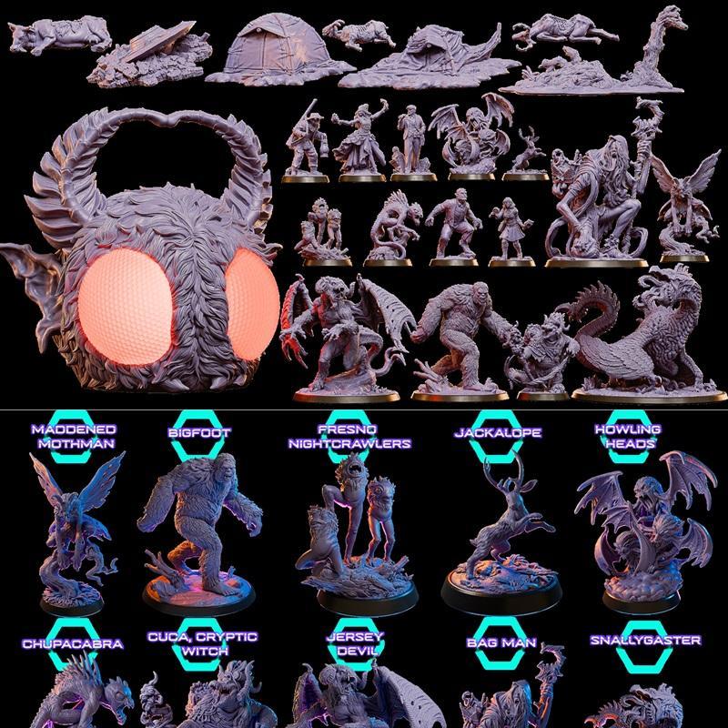 Loot Studios - 创意怪谈系列2025 - 3D打印模型|Loot Studios – Creepytids April 2025 – 3D Print Model STL