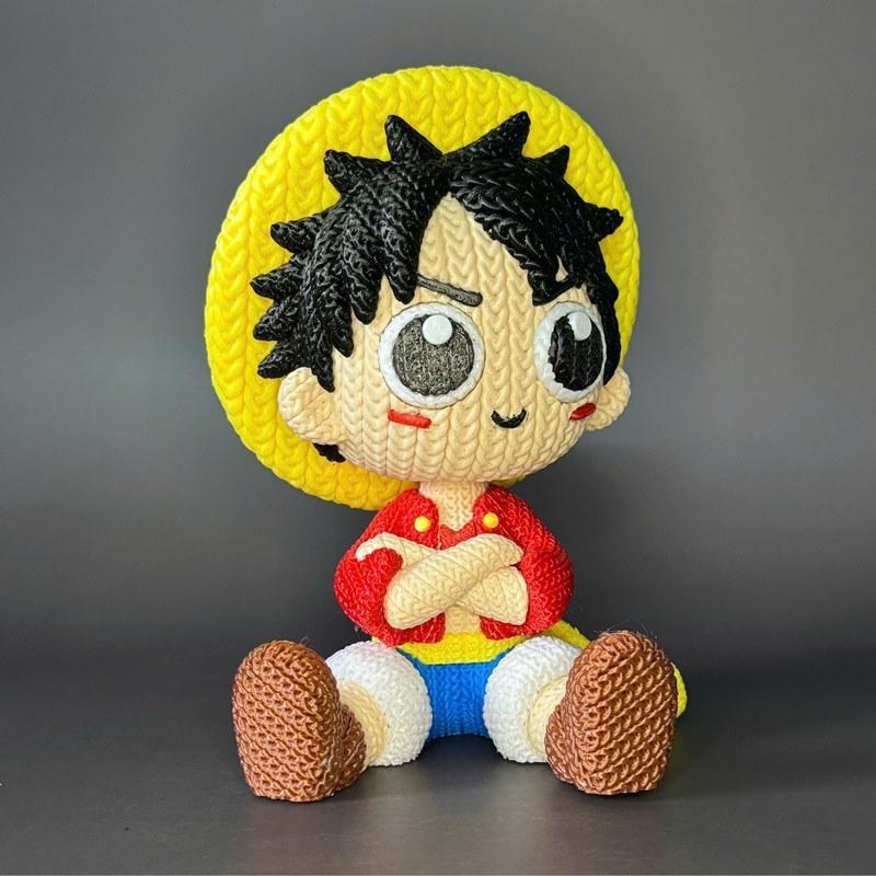 路飞3D打印模型|Luffy Crochet – Knitted – 3D Print Model STL
