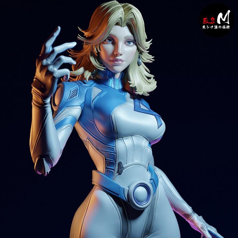 E.S.怪物 - 无形女子 - 3D打印模型|E.S Monster – Invisible Woman – 3D Print Model STL