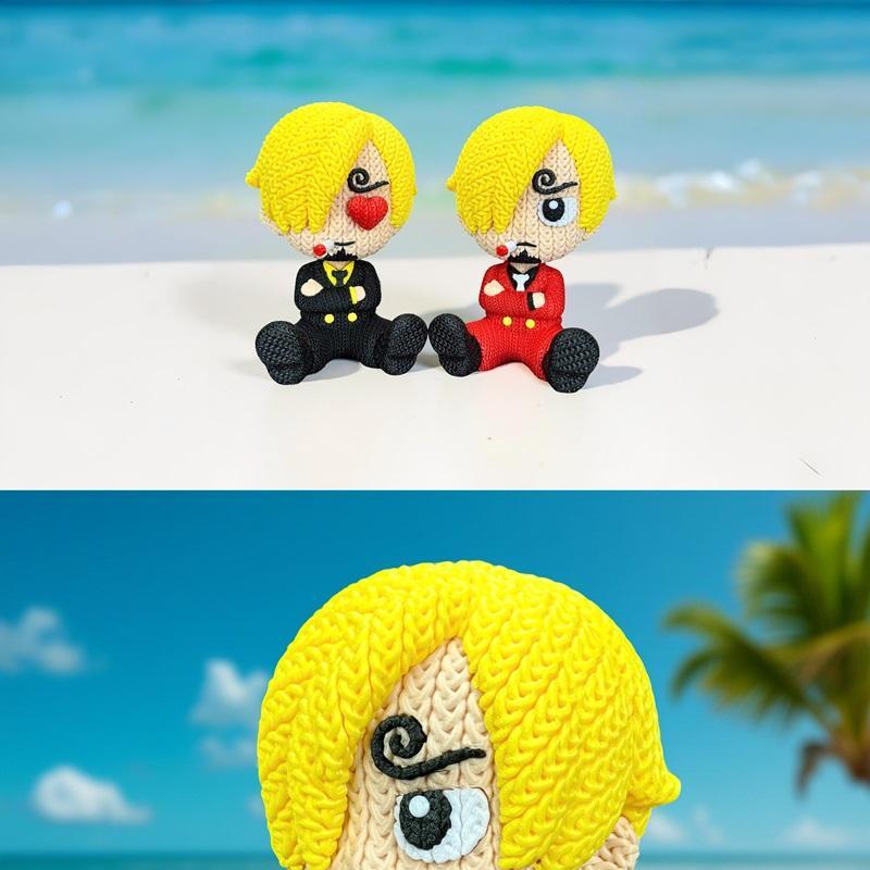 三围针织编织3D打印模型|Sanji – Knitted – Crochet – 3D Print Model STL