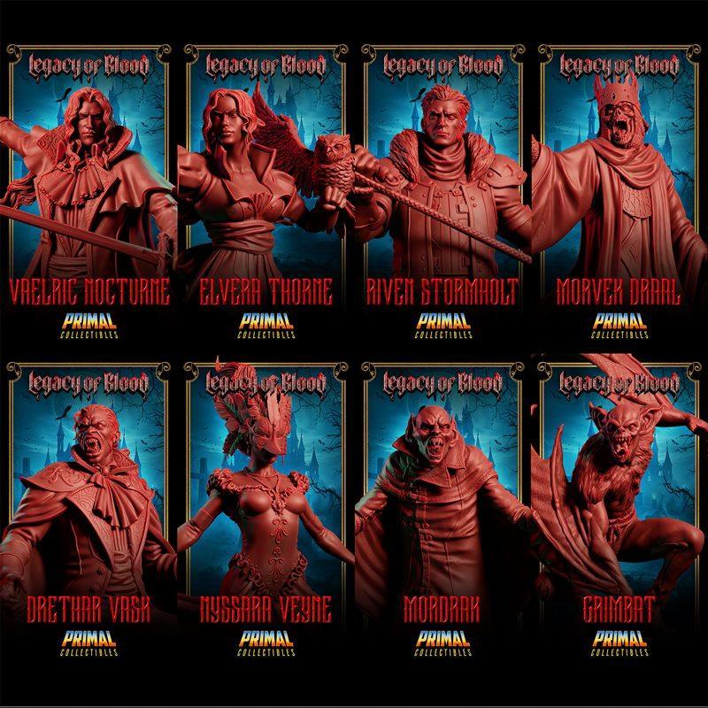PRIMAL Collectibles 旗下《血之遗产》3D打印模型|PRIMAL Collectibles – Legacy of Blood June 2025 – 3D Print Model STL