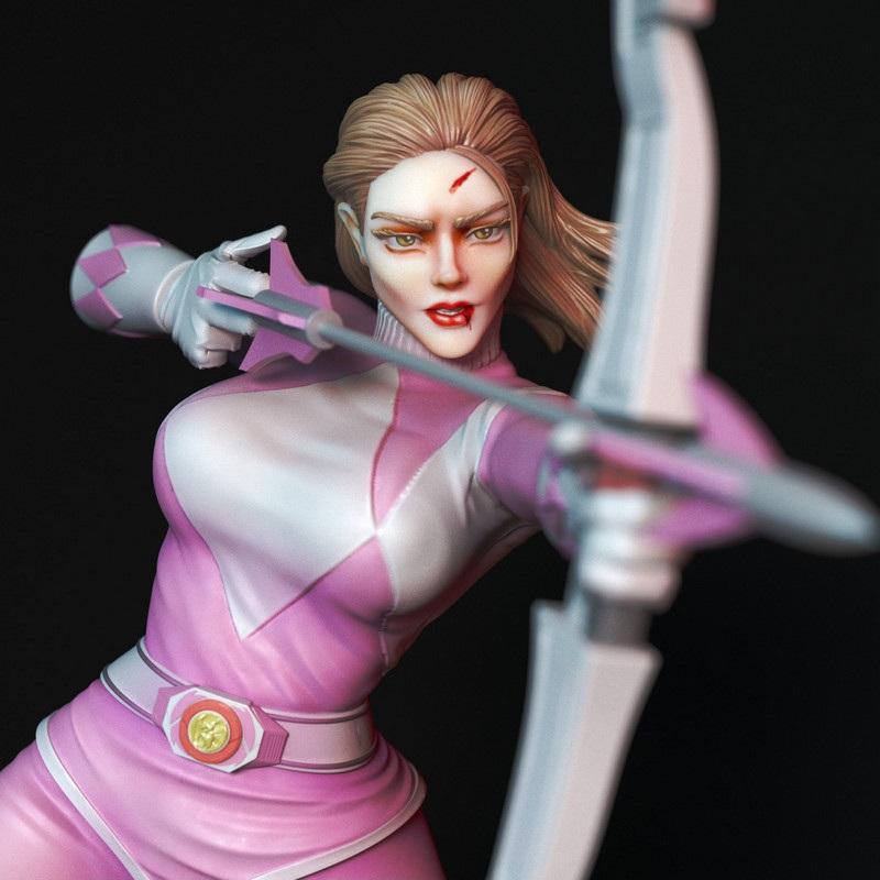 Torrida Minis粉色战士3D打印模型|Torrida Minis – Pink Ranger – 3D Print Model