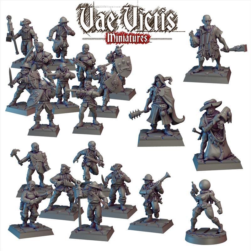 瓦尔维斯迷你模型 - 血与黄金第五卷 - 3D打印模型|Vae Victis Miniatures – Blood & Gold vol.5 March 2025 – 3D Print Model STL