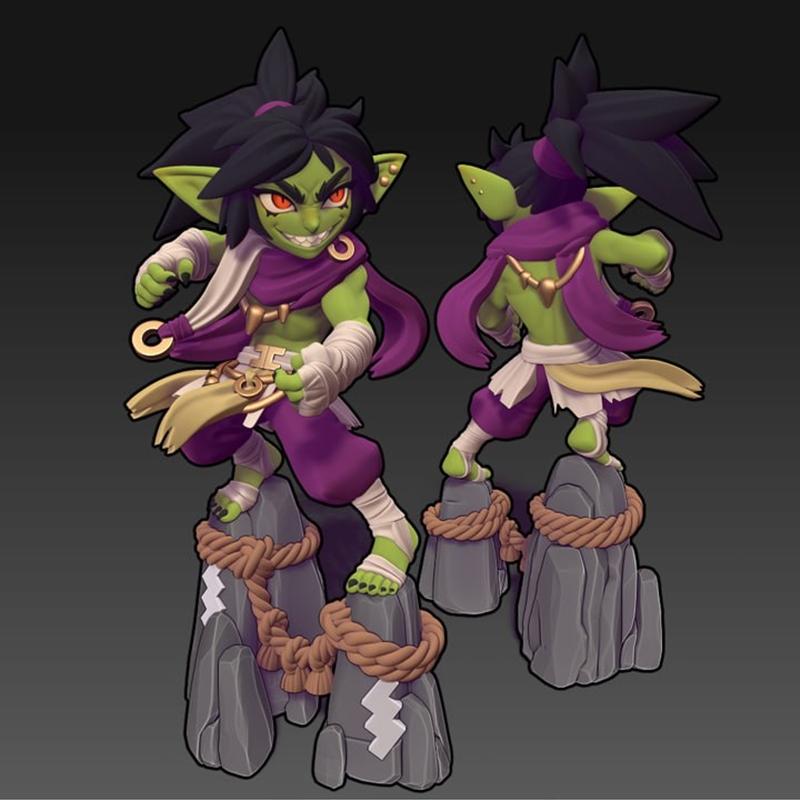 双女神迷你模型 2025五月 3D打印STL|Twin Goddess Miniatures May 2025 – 3D Print Model STL