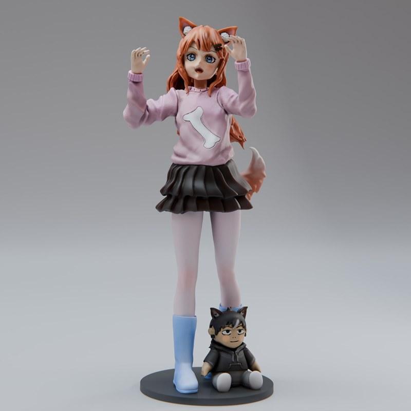 3D打印模型：Furry角色造型|Furry – 3D Print Model STL