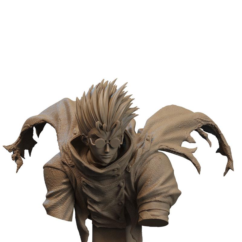Vash的3D打印模型|Vash Bust – 3D Print Model