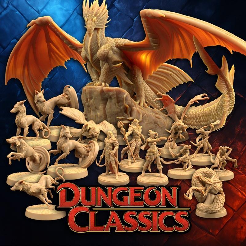 dungeon经典11月2024 - 3D打印模型STL|Dungeon Classics November 2024 – 3D Print Model STL