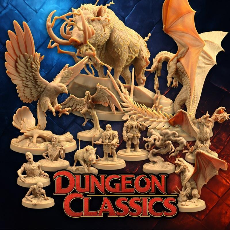 dungeon经典12月2024 - 3D打印模型STL|Dungeon Classics December 2024 – 3D Print Model STL