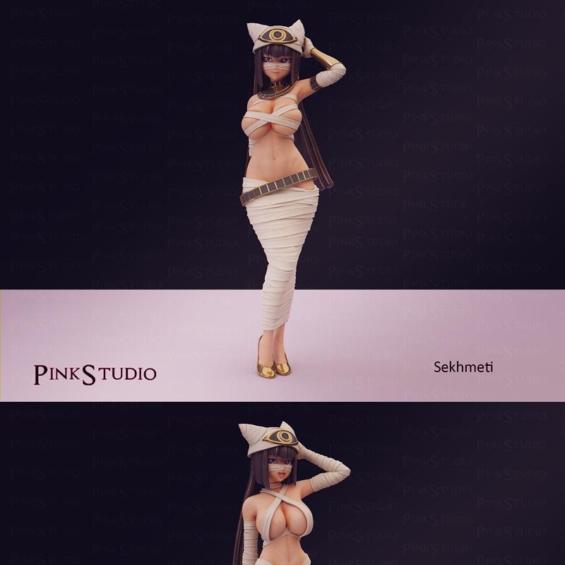 Pink Studio出品《怪物少女》塞赫迈特·莱托波利斯3D打印模型|Pink Studio – Monster Musume – Sekhmeti Letopolis – 3D Print Model STL