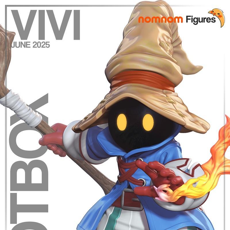 最终幻想九 3D打印模型 Vivi奥尼特尔|Nomnom Figures – Vivi Ornitier – Final Fantasy IX – 3D Print Model STL