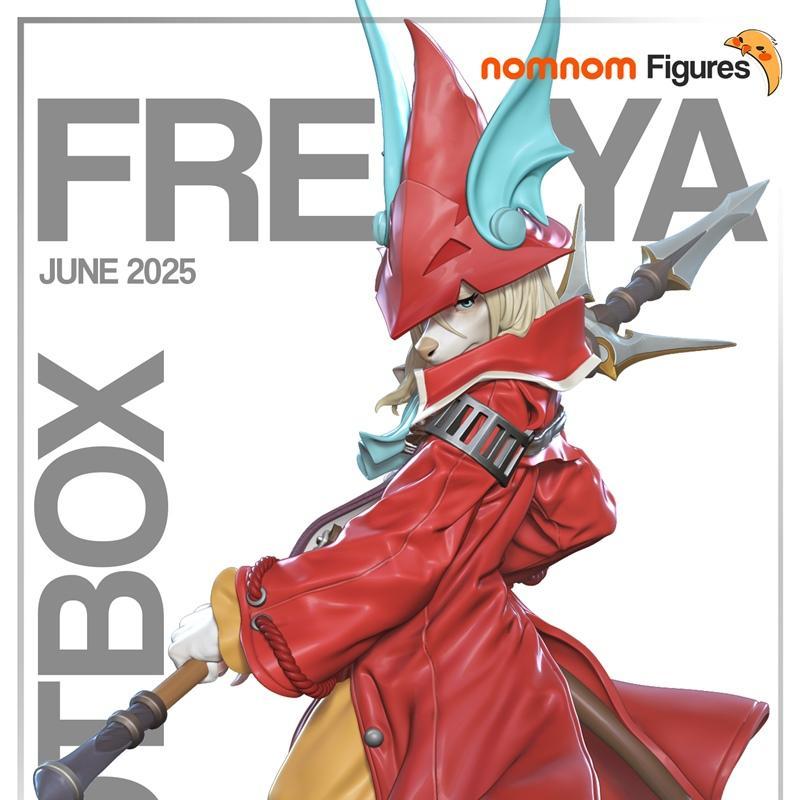 FF9芙蕾雅3D打印模型|Nomnom Figures – Freya Crescent – Final Fantasy IX – 3D Print Model STL