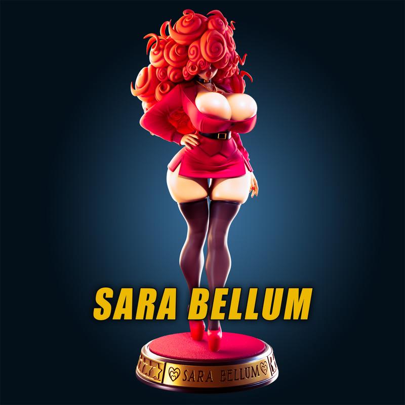 3D打印模型：小动物女孩系列之萨拉·贝鲁姆|Officer Rhu – Powerpuff Girls – Sara Bellum – 3D Print Model