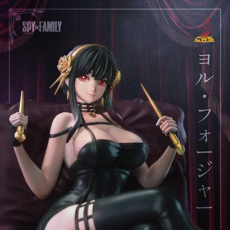 CW Studio - 间谍过家家 - 野原 福尔 3D打印模型|CW Studio – Spy x Family – Yor Forger – 3D Print Model