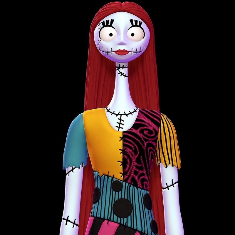 SillyToys - 《圣诞前夜》萨莉 3D打印模型|SillyToys – Sally The Nightmare Before Christmas – 3D Print Model