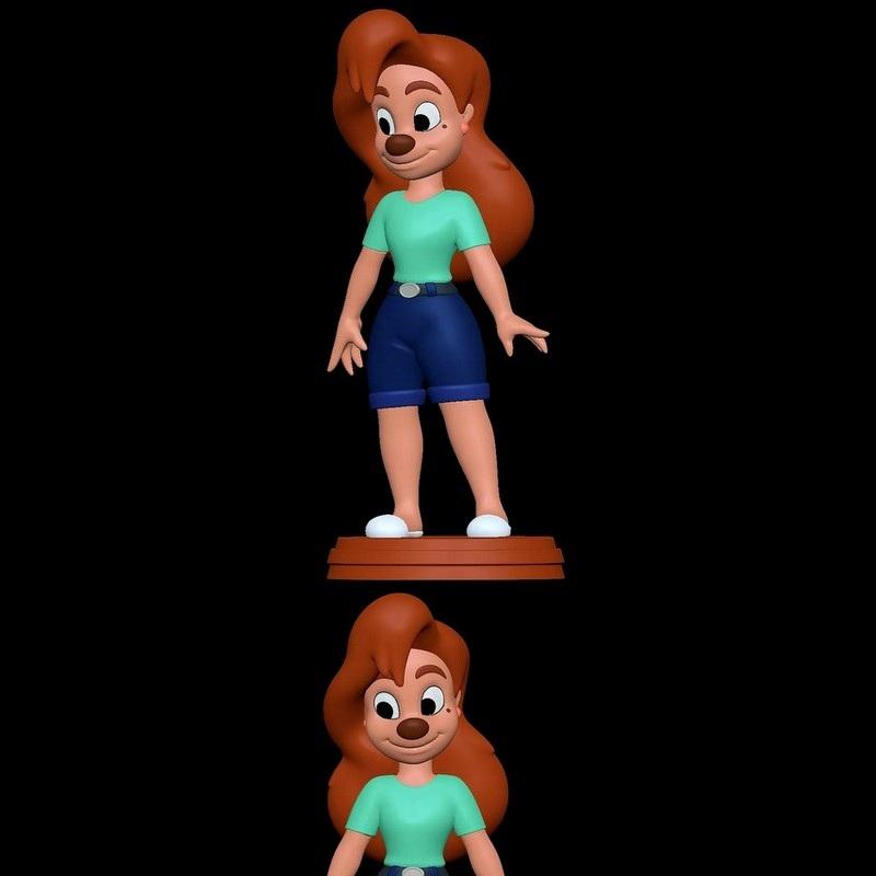 SillyToys旗下《疯狂动物城》罗克斯安罗弗3D打印模型|SillyToys – Roxanne Rover A Goofy Movie – 3D Print Model