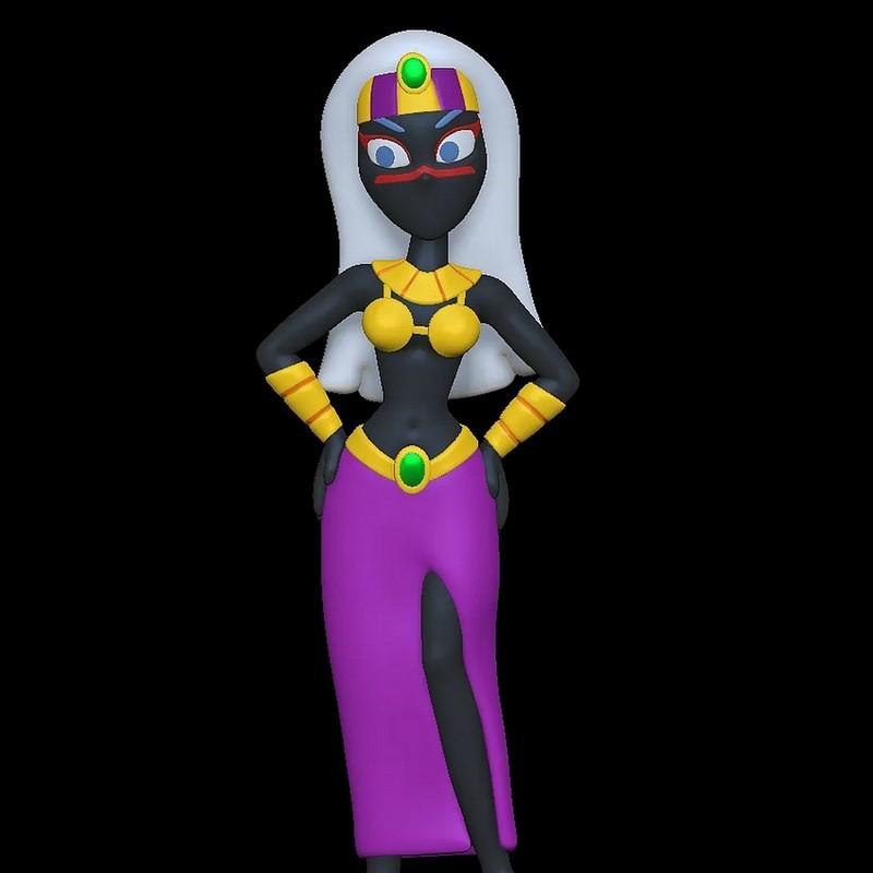 SillyToys - 动画角色泰拉妮女王3D打印模型|SillyToys – Queen Tyr’ahnee Looney Tunes – 3D Print Model
