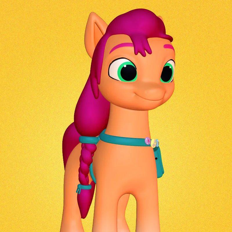 Sunny Starscout 3D打印小马驹模型|SillyToys – Sunny Starscout My Little Pony A New Generation – 3D Print Model