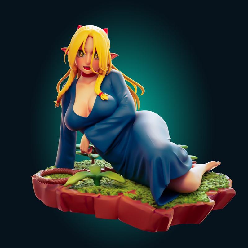 dungeon meshi 马西尔·唐托 3D打印模型|Officer Rhu – Dungeon Meshi – Marcille Donato – 3D Print Model STL