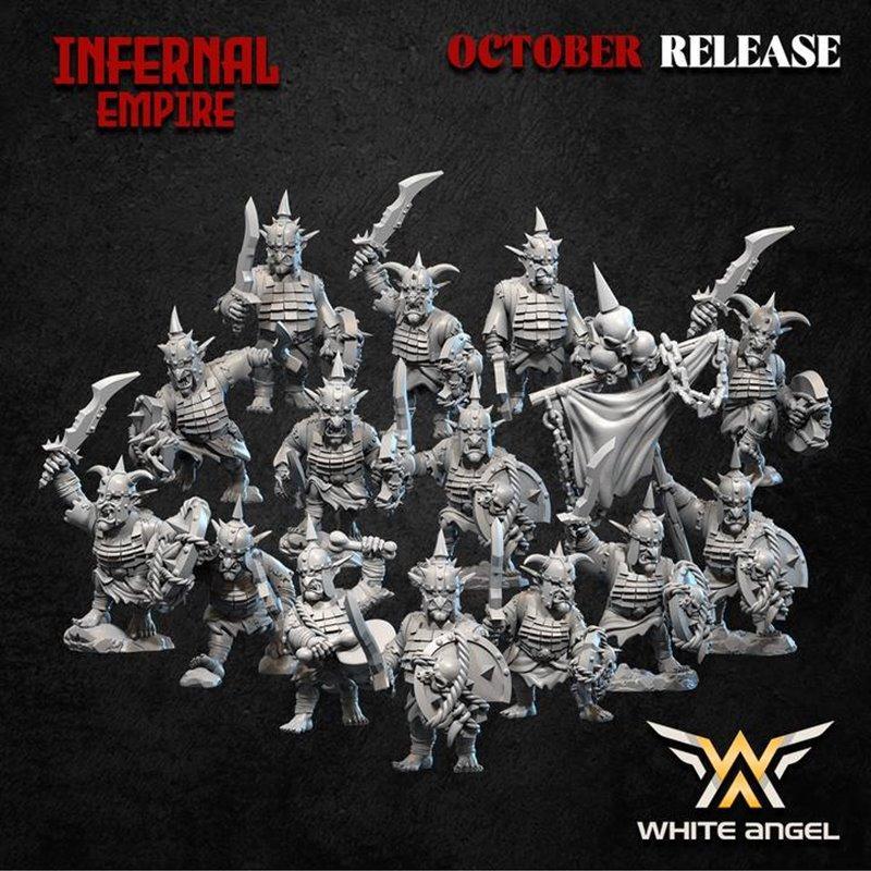 白天使迷你模型—— infernal empire 3D打印作品|White Angel Miniatures – Infernal Empire – 3D Print Model STL