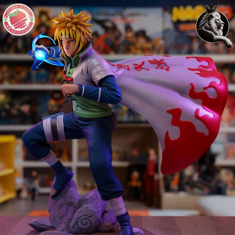 LionRealm Studio -  Naruto - 宇智波Minato 3D打印模型|LionRealm Studio – Naruto – Minato – 3D Print Model